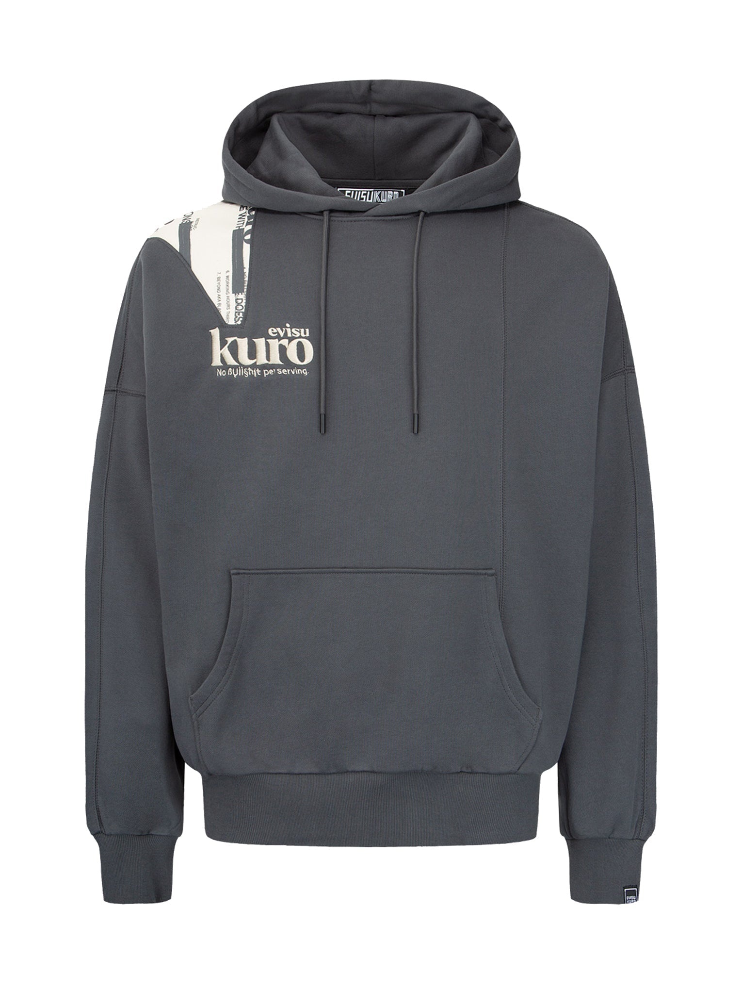 Logo Printed Pannel Hoodie - 10