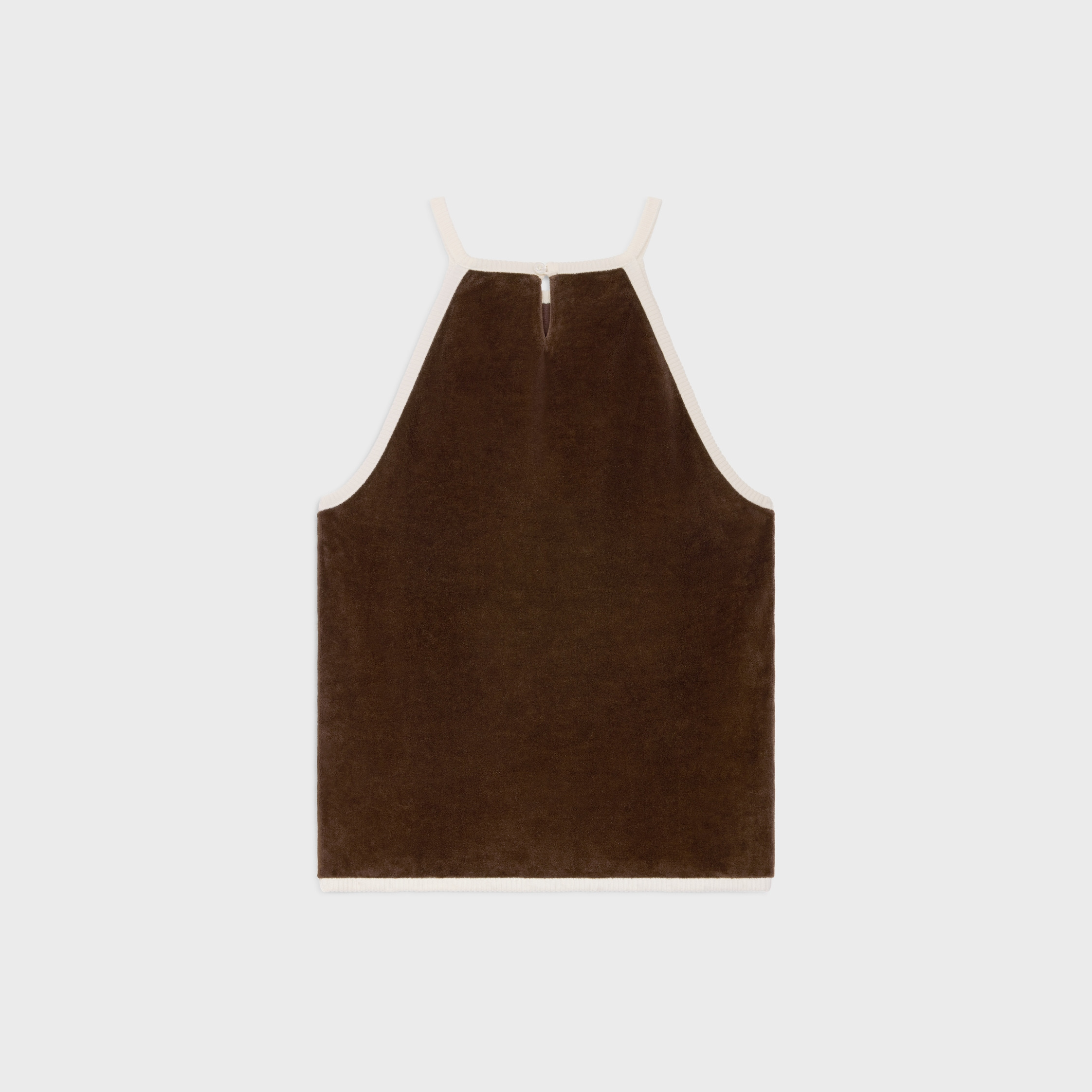 triomphe tank top in velvet jersey - 2