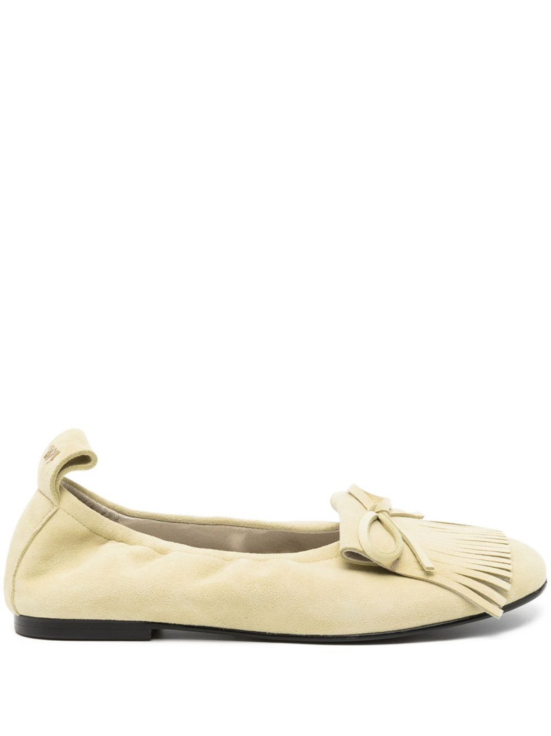 Bun suede flats 1
