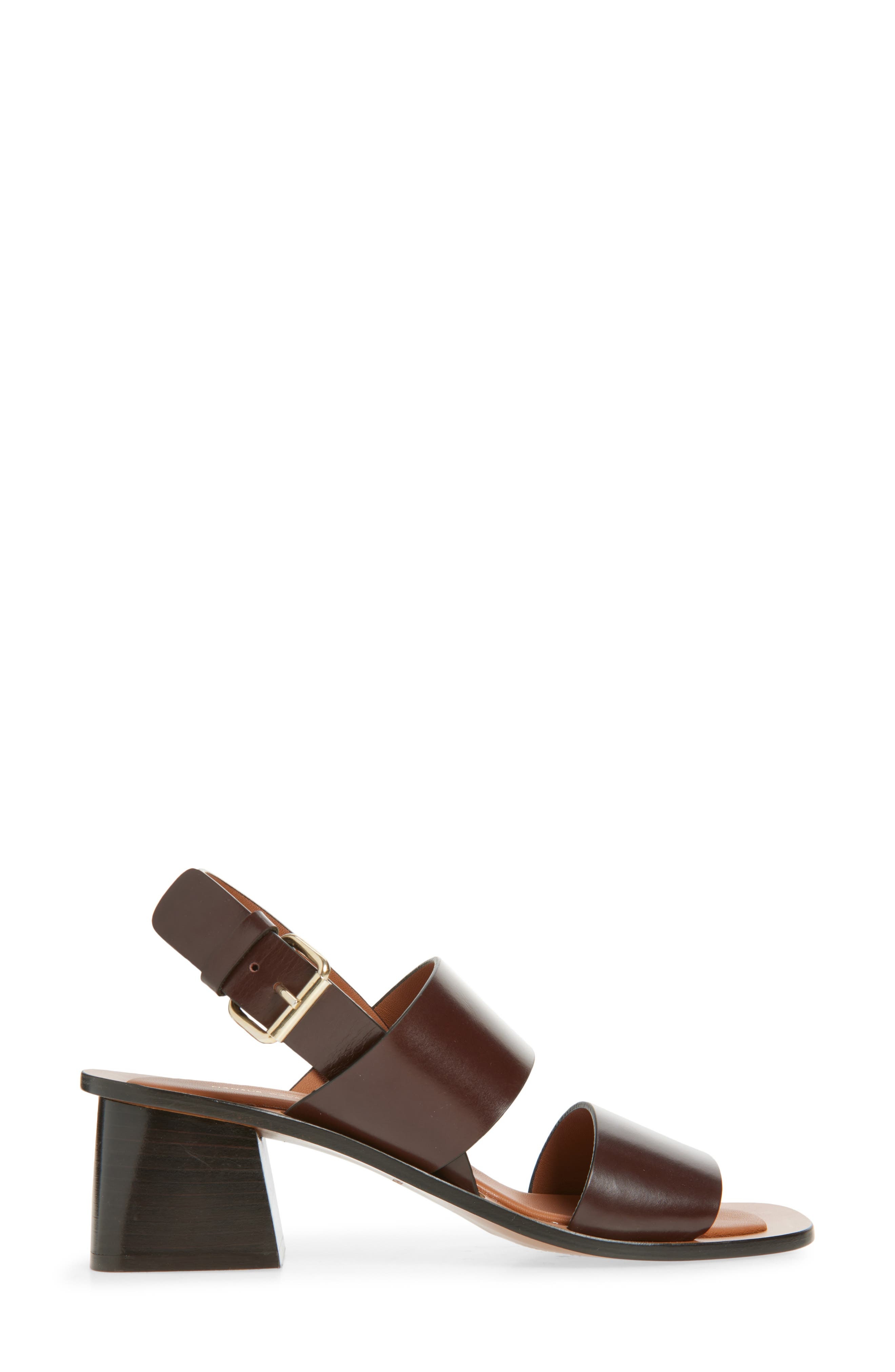 Mansur Gavriel Double Strap Slingback Sandal in Chocolate at Nordstrom - 3