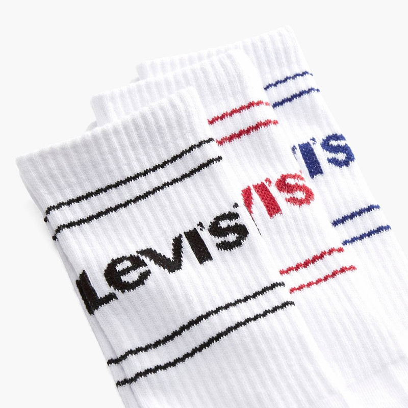 Levi's SPORTY LOGO REGULAR CUT SOCKS (3 PACK) outlook