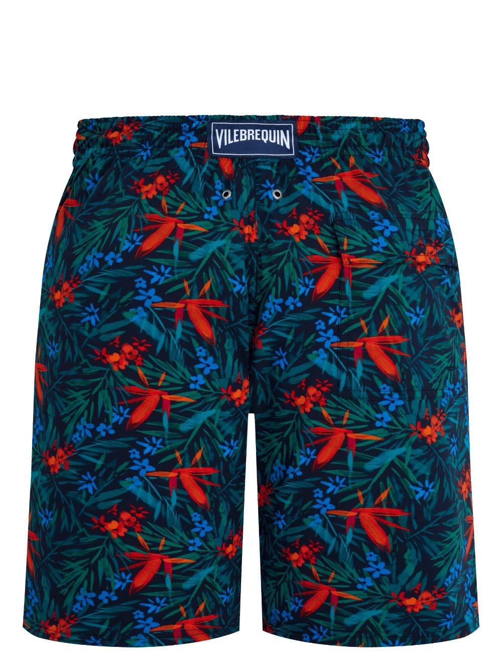Tropical Flowers-print swim shorts - 2