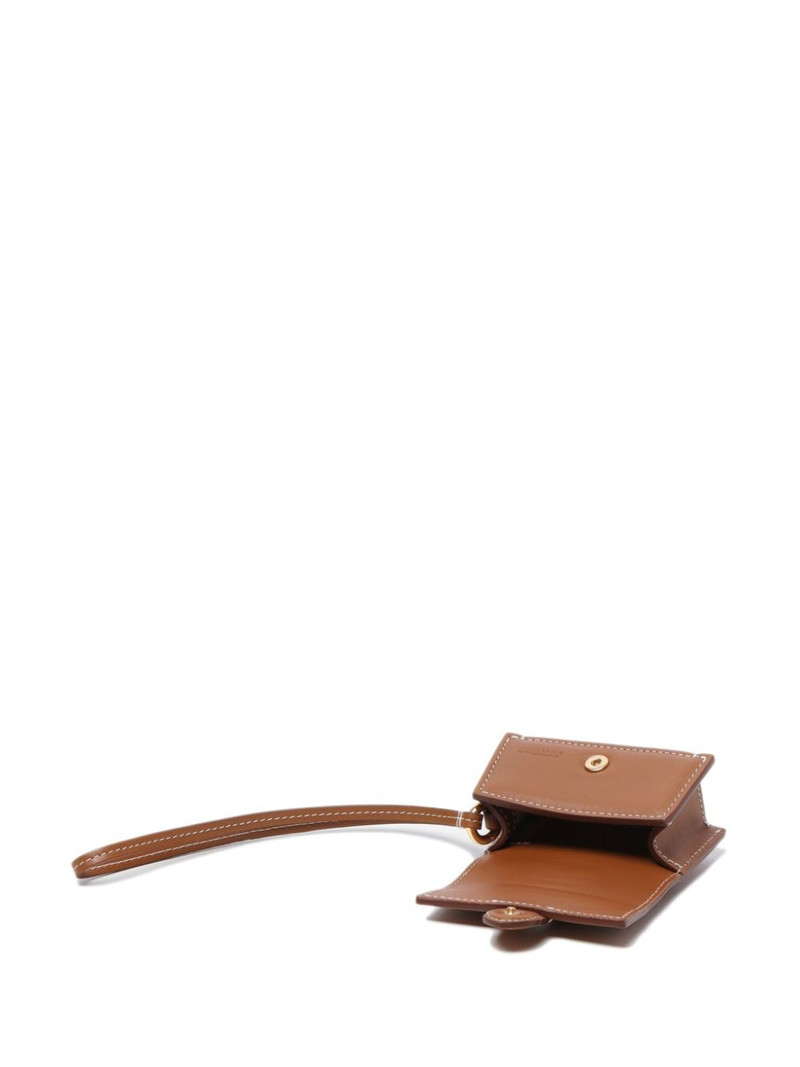 JACQUEMUS Le porte bambino leather pouch outlook