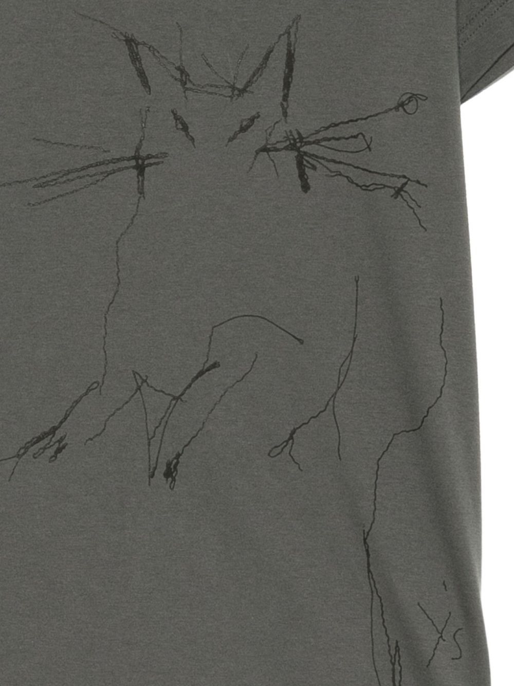 animal-print cotton T-shirt - 3