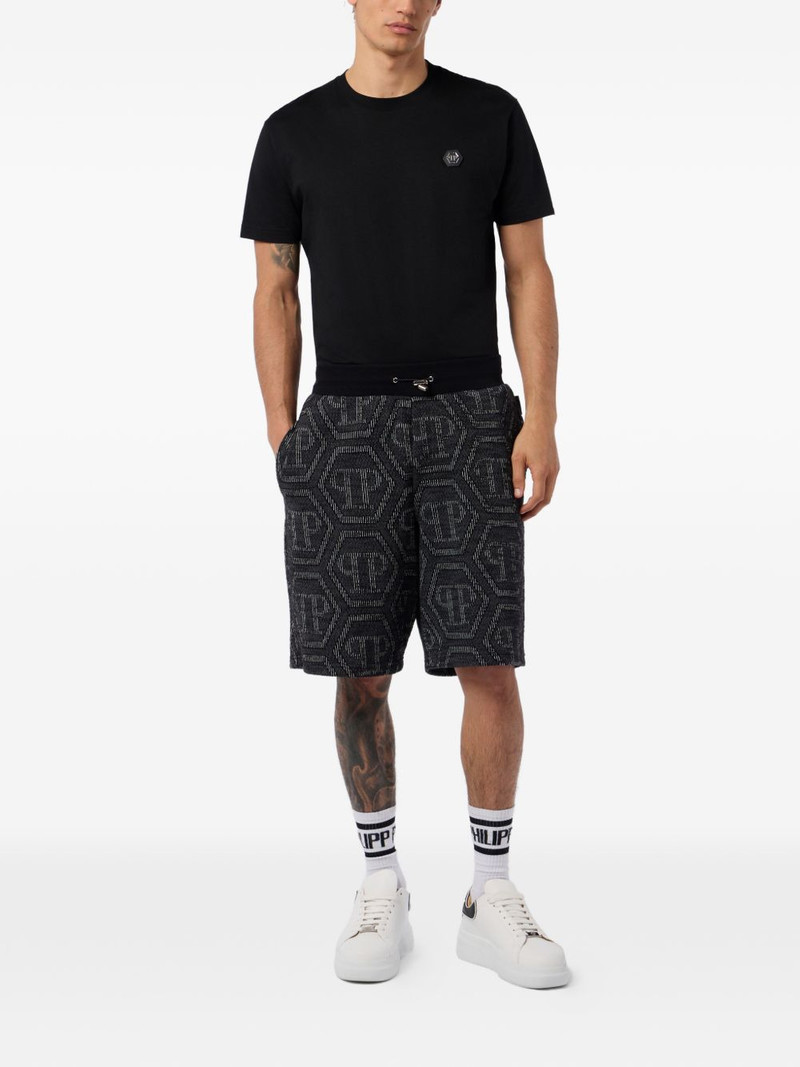 PHILIPP PLEIN monogram shorts outlook