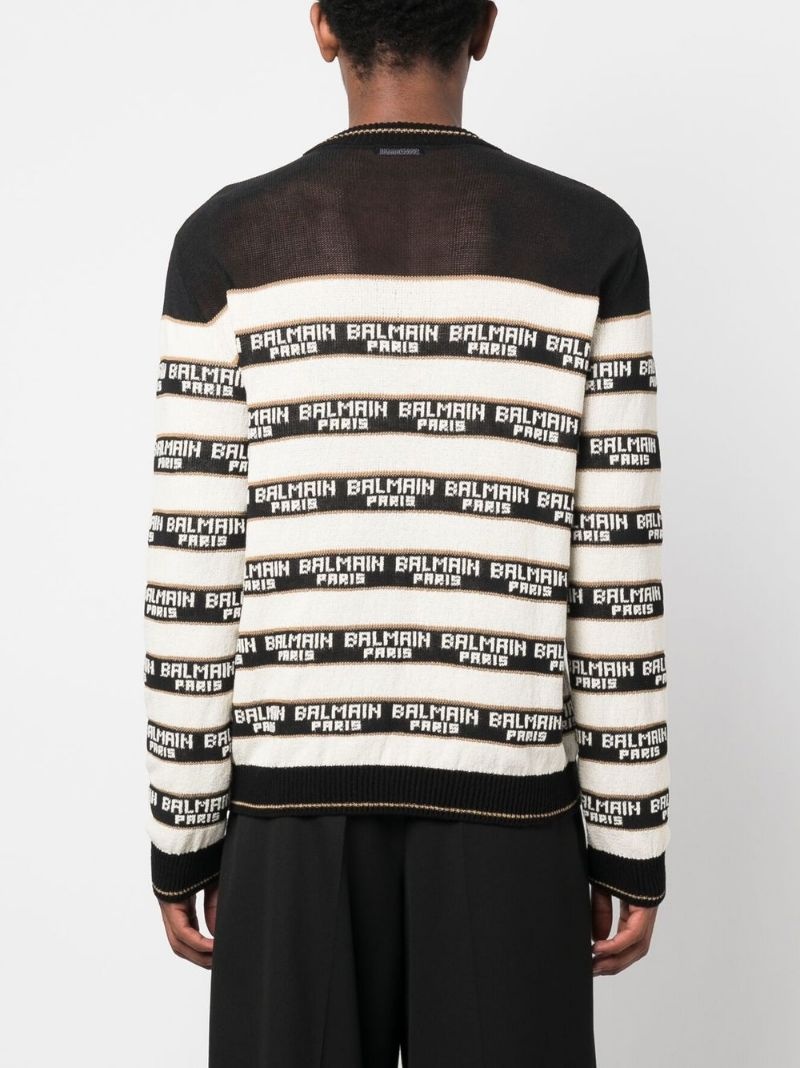 all-over logo-print jumper - 4