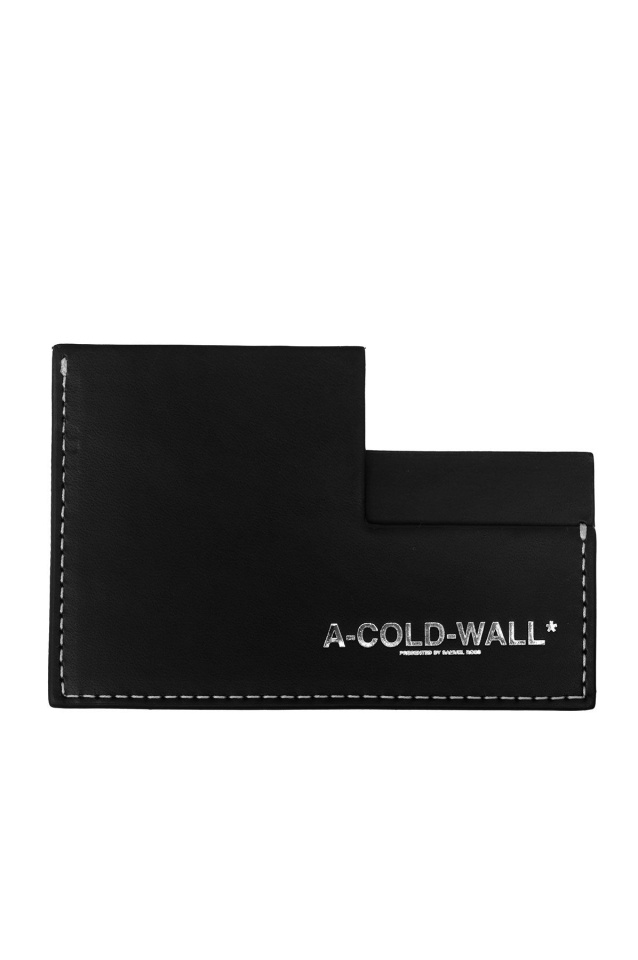 A-COLD-WALL Black Angle Card Holder - 1