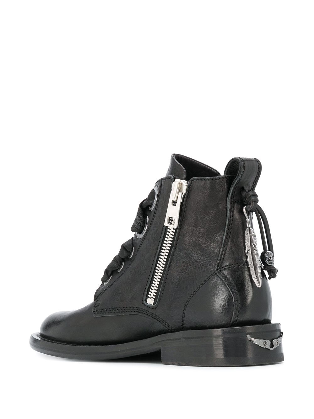 lace-up 30mm ankle boots - 3