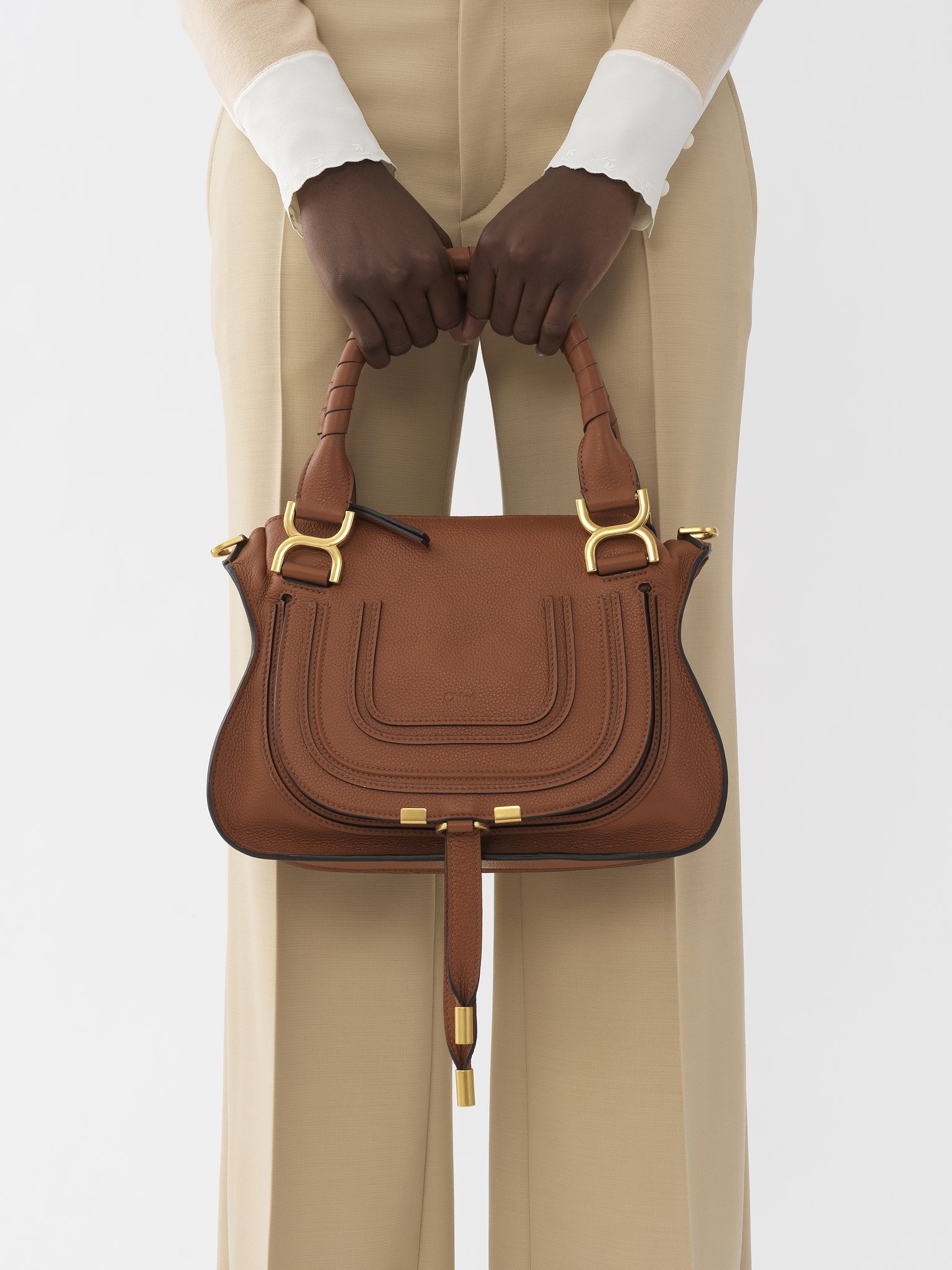 MARCIE SMALL DOUBLE CARRY BAG - 7