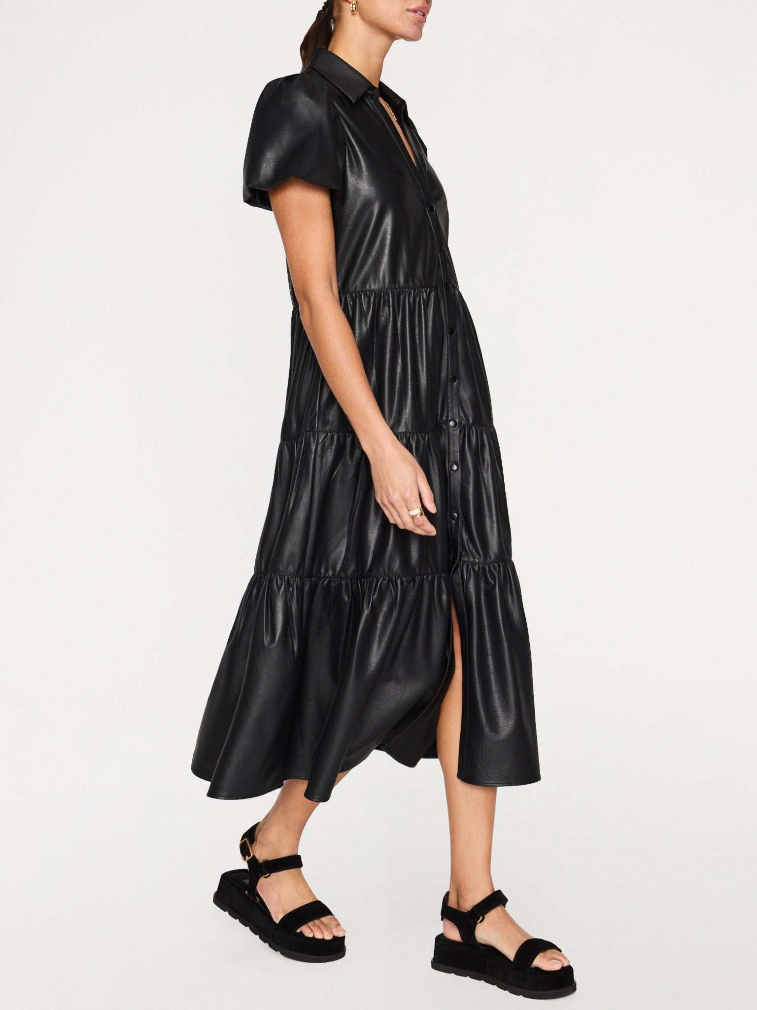 The Havana Vegan Leather Dress - 6