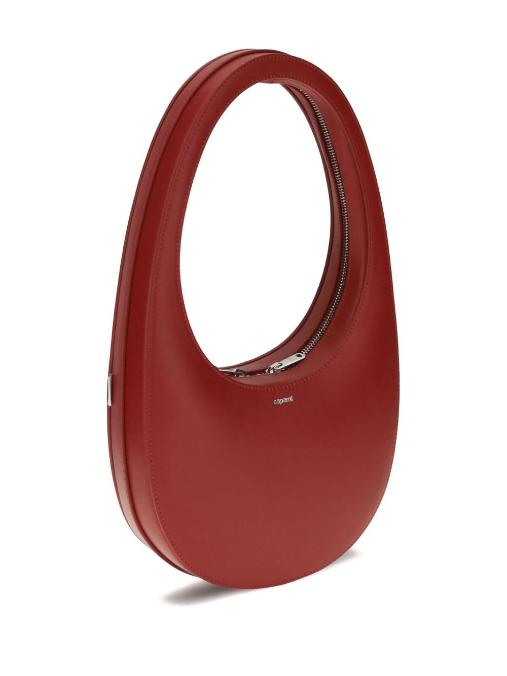 Swipe oval-frame zip shoulder bag - 3