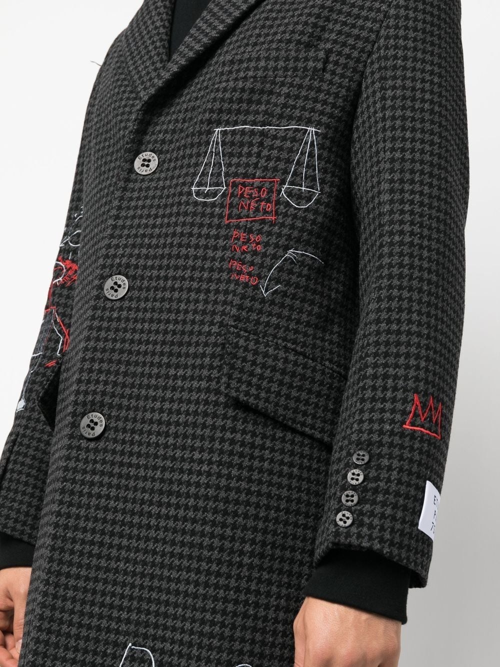 JACK JOHNSON HOUNDSTOOTH COAT - 4