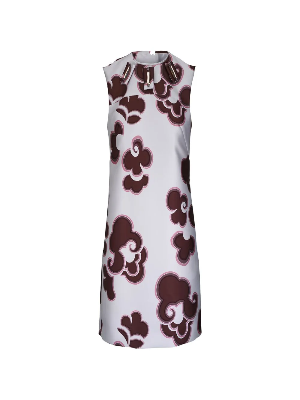 embellished floral dress - 1