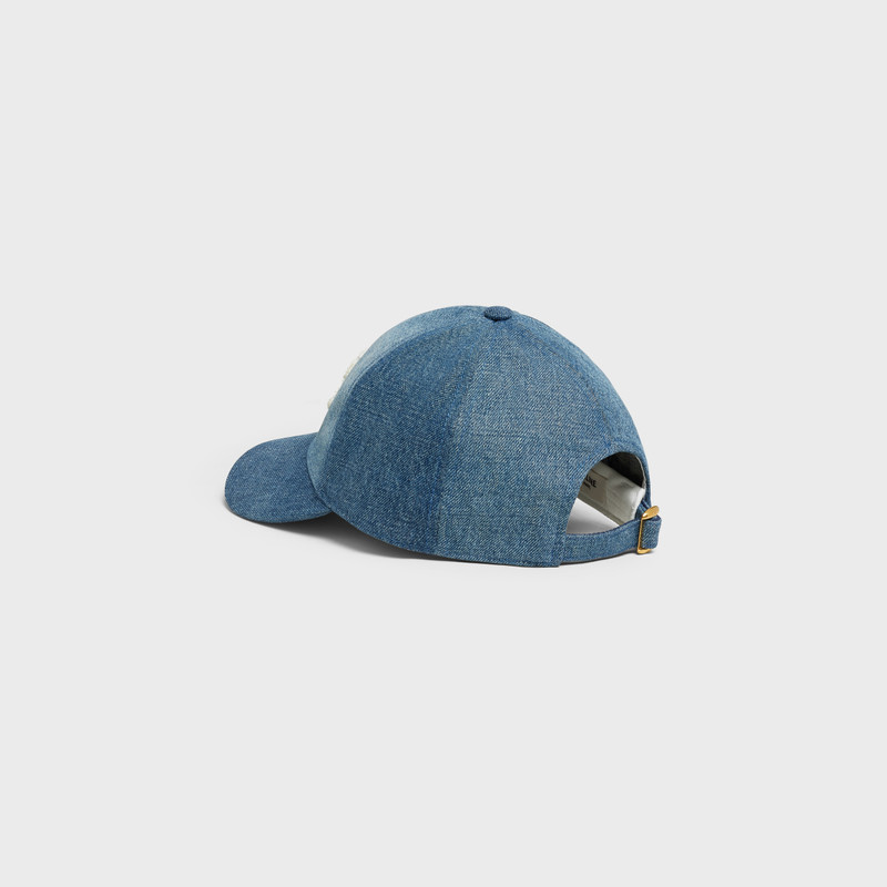 "TRIOMPHE" BASEBALL CAP IN DENIM 4