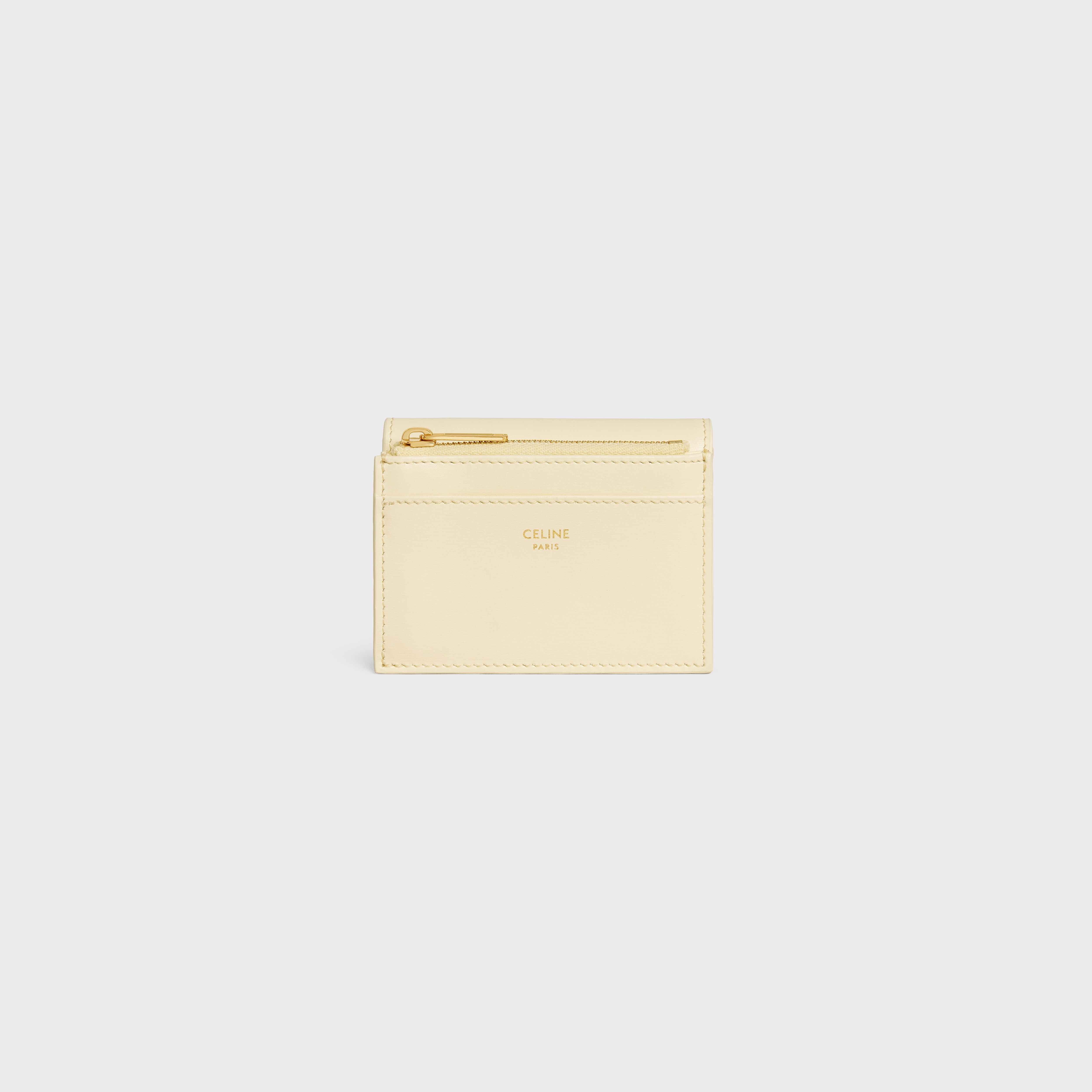 COMPACT WALLET TRIOMPHE in Shiny calfskin - 3