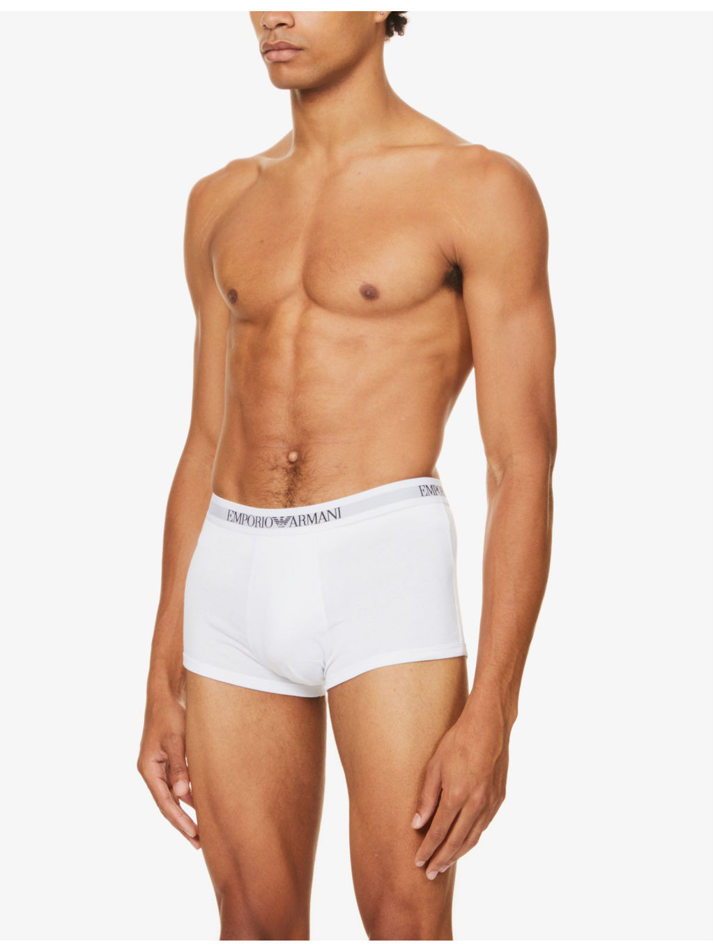 Slim-fit stretch-cotton trunks pack of three - 3