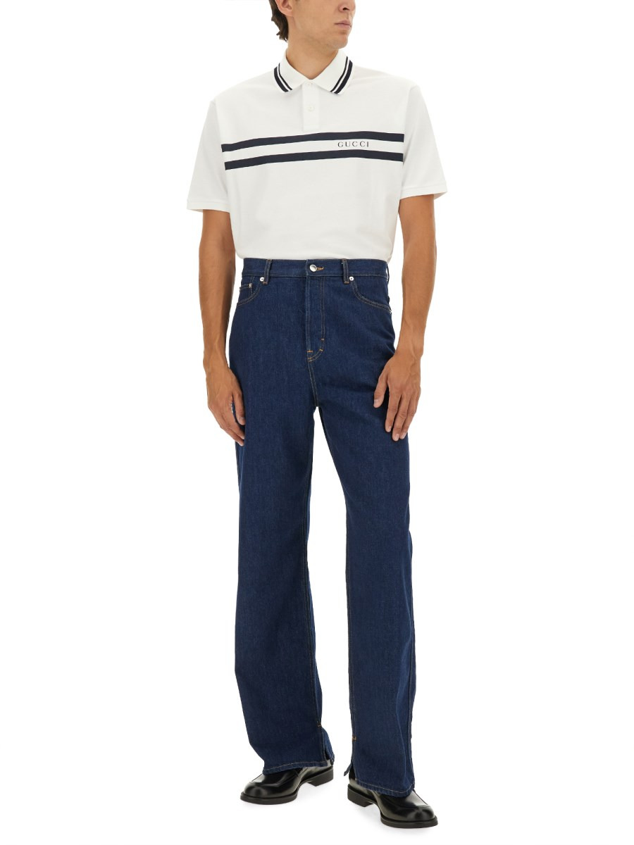 COTTON PIQUE POLO SHIRT - 2