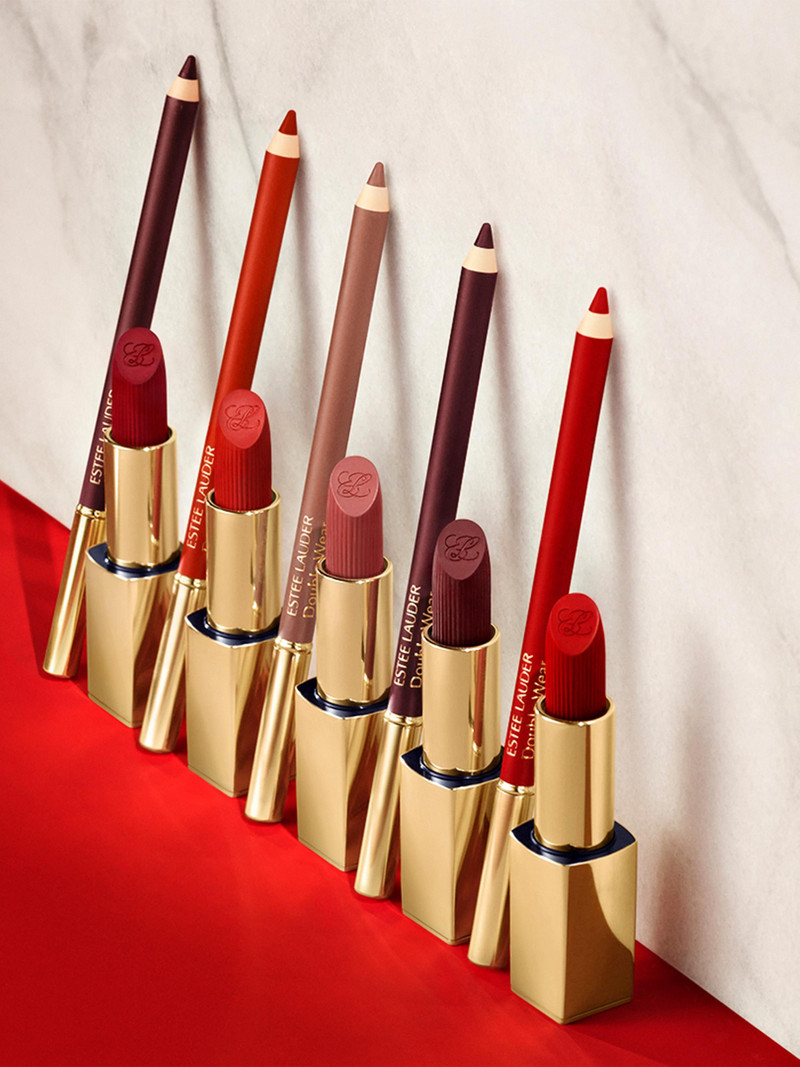 Women's Double Wear 24-Hour Stay-in-Place Lip Liner - Coral 4