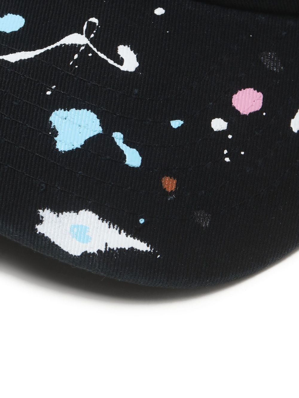 paint-splatter baseball cap hat - 4