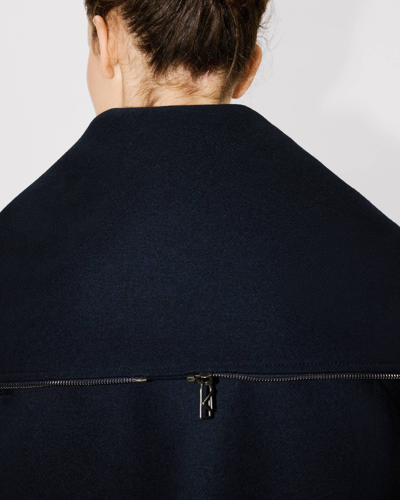 'KENZO Badges' peacoat in mixed wool 8