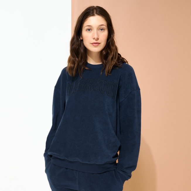Unisex Terry Crew Neck Sweater - 3