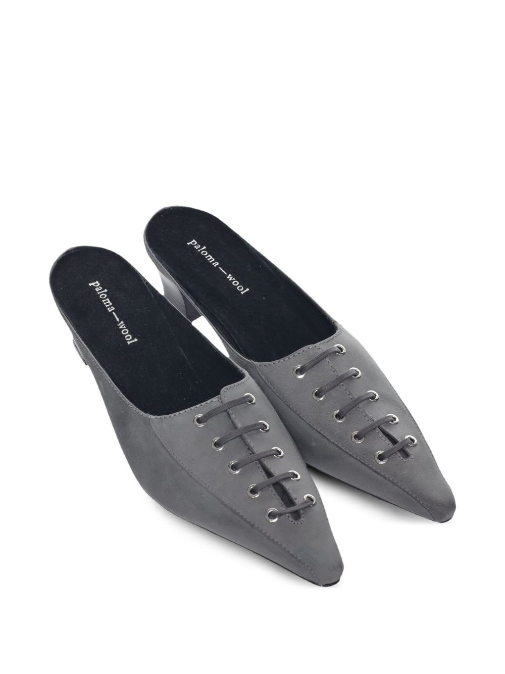 45mm Puy lace-up mules - 2