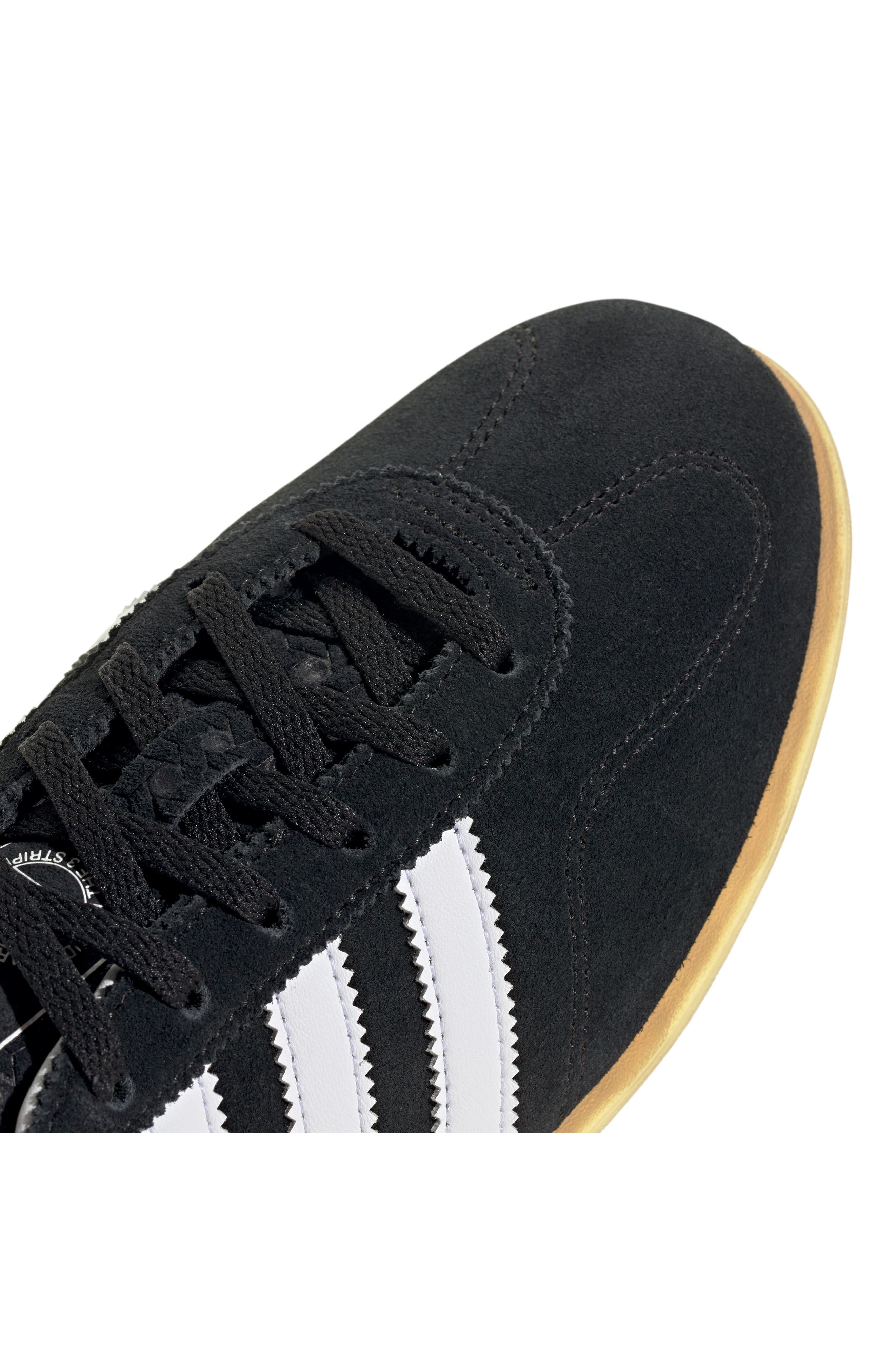 adidas Gazelle Lo Pro Sneaker in Black/White/Gum at Nordstrom - 9