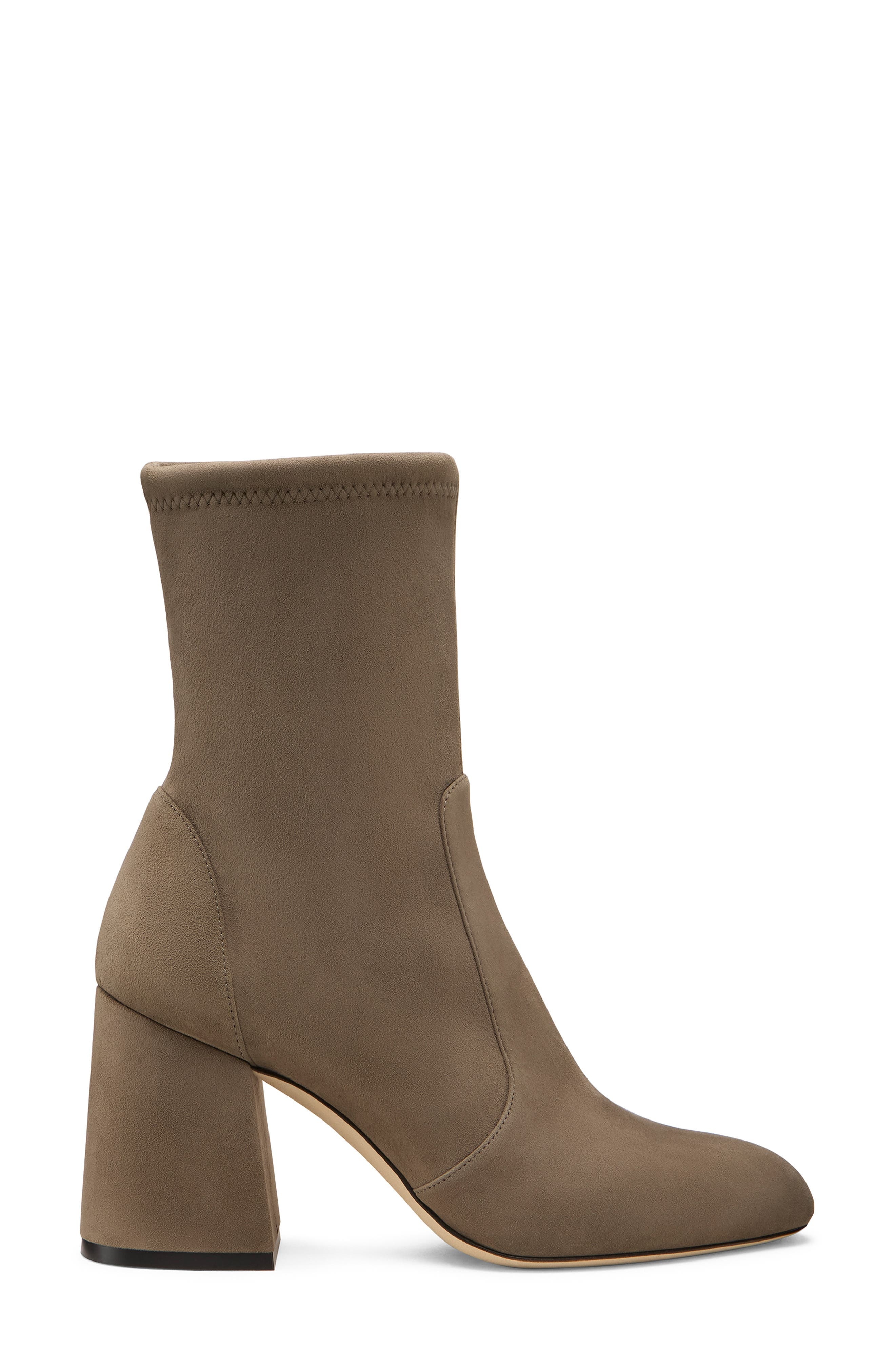 Stuart Weitzman Essentialist Stretch Bootie in Smokey Taupe at Nordstrom - 3