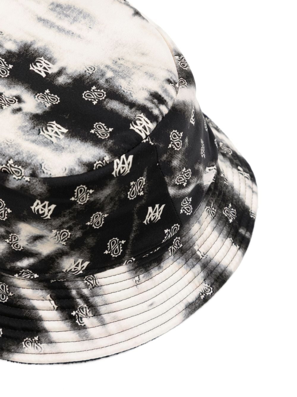 monogram-pattern silk bucket hat - 2