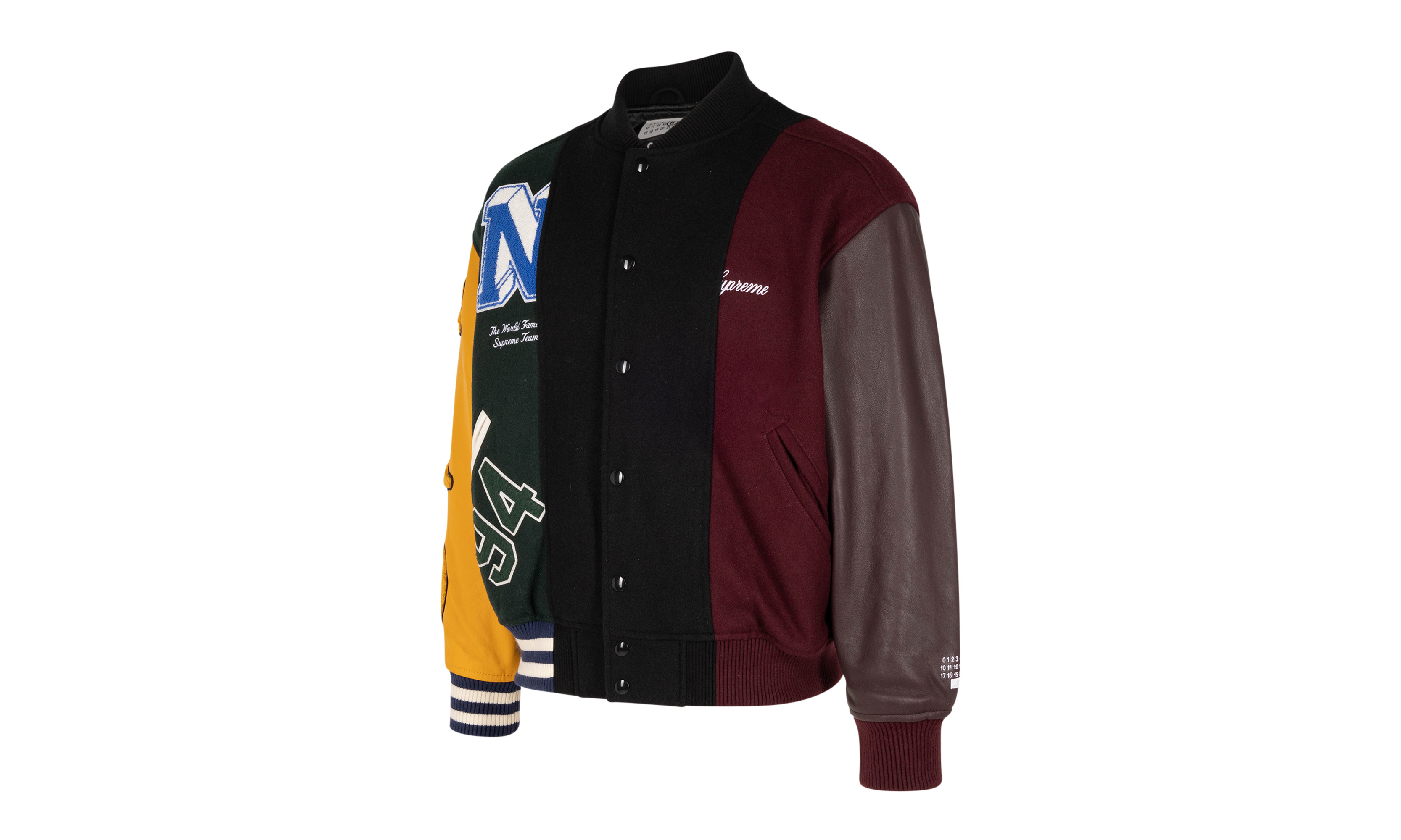 Supreme®/MM6 Maison Margiela Split Varsity Jacket | Supreme 24ss
