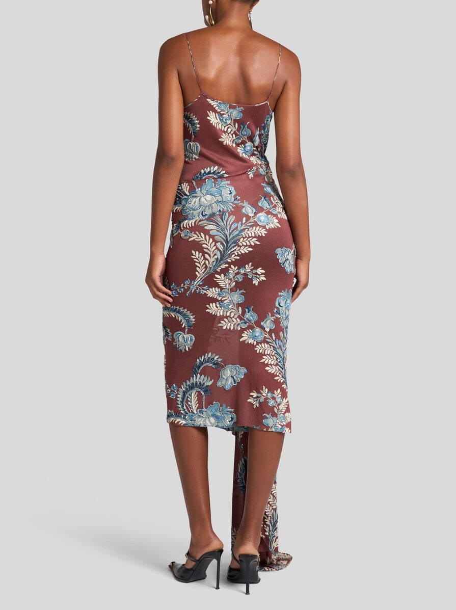 PRINTED JERSEY DRESS - 5