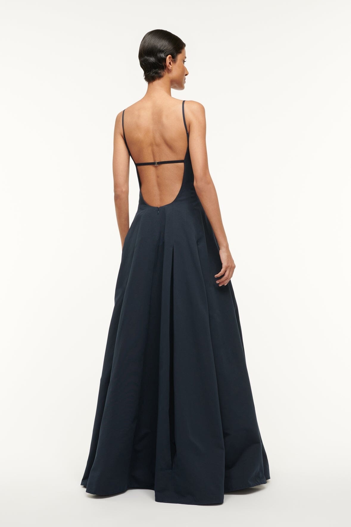 STAUD MAXI JOLI DRESS NAVY - 3