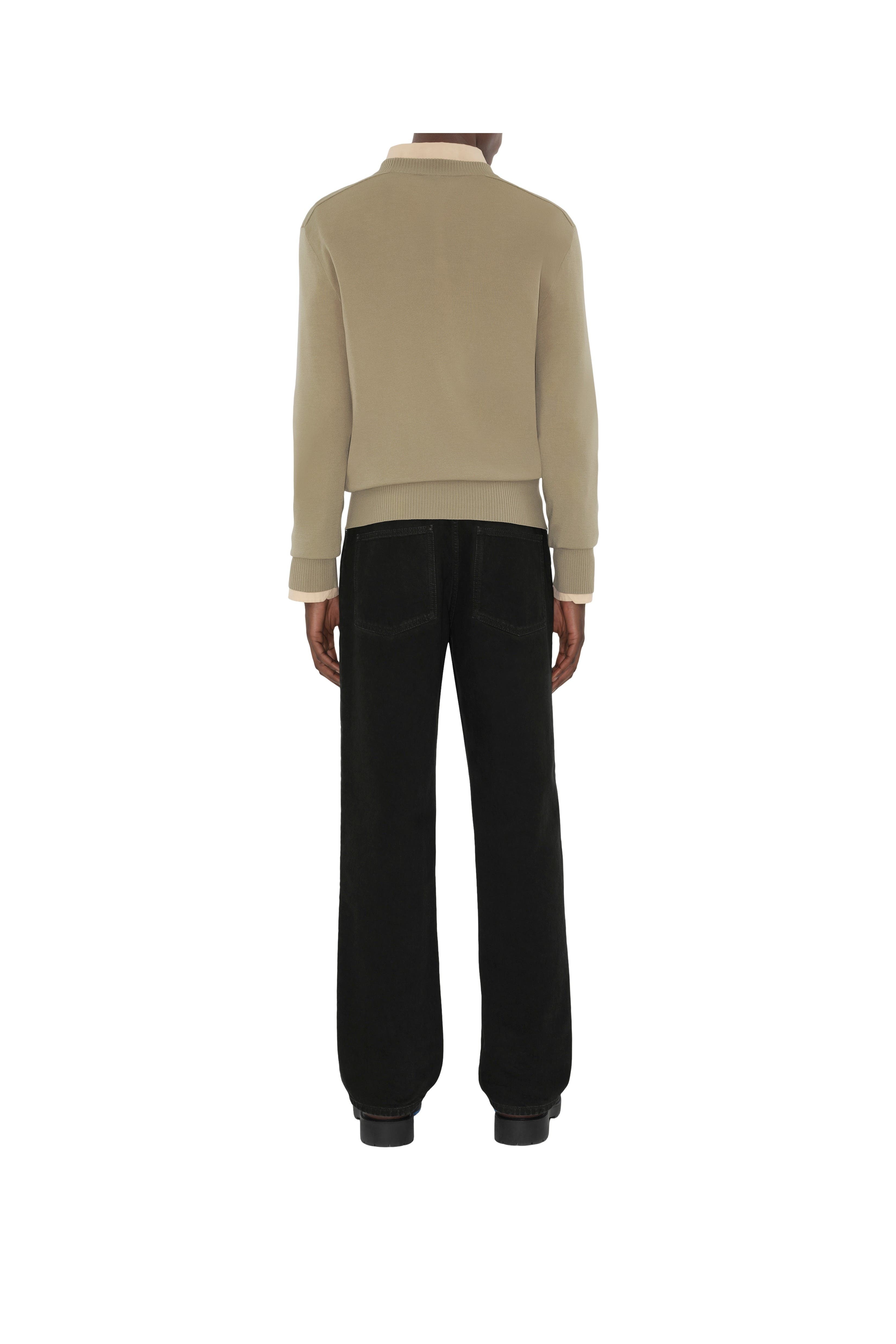 burberry B Crest Wool Sweater in Quill at Nordstrom - 5