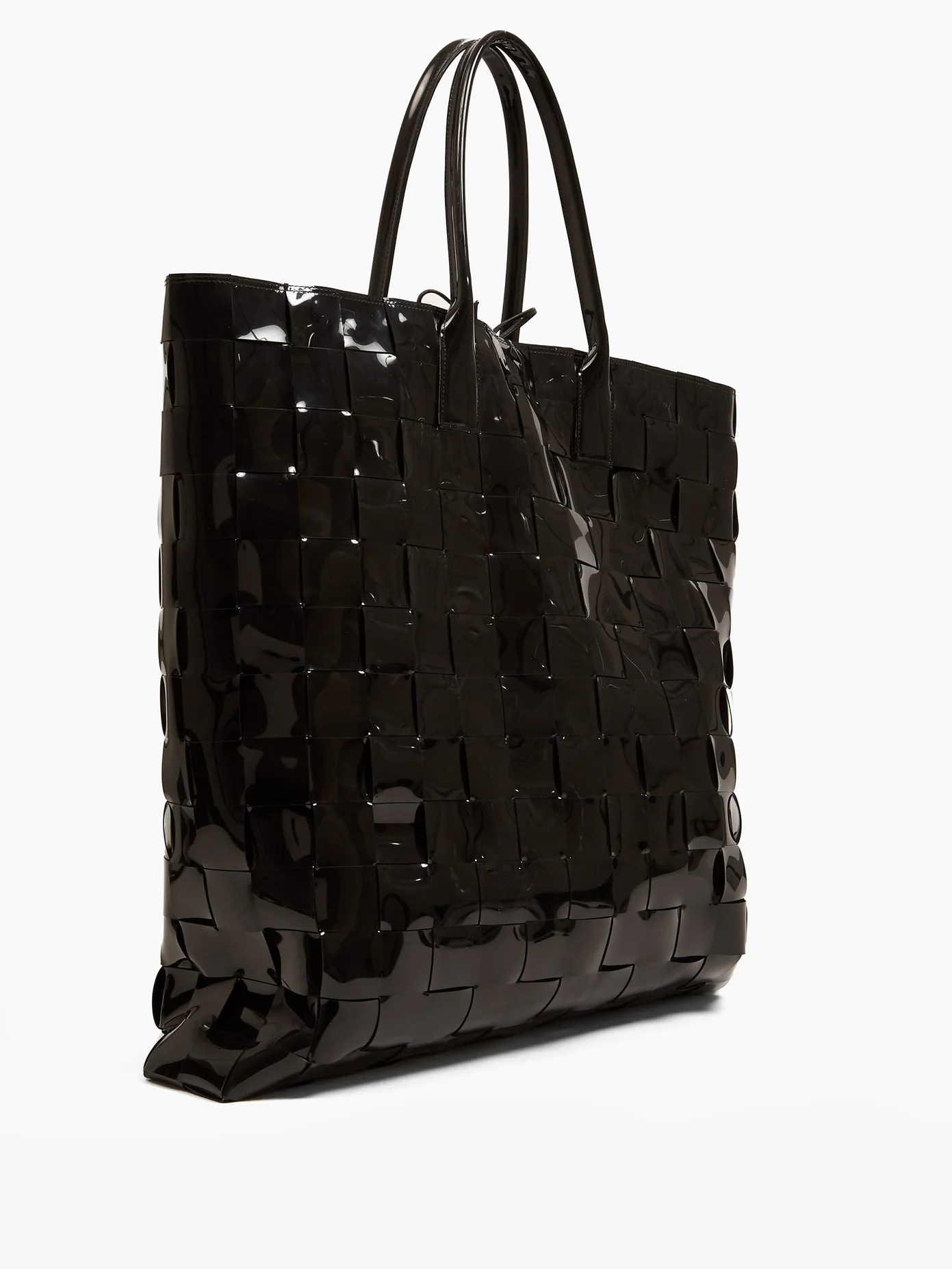 Extra-large Intrecciato PVC tote bag - 3