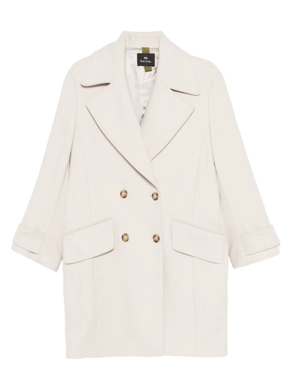 button-up pocket coat - 1