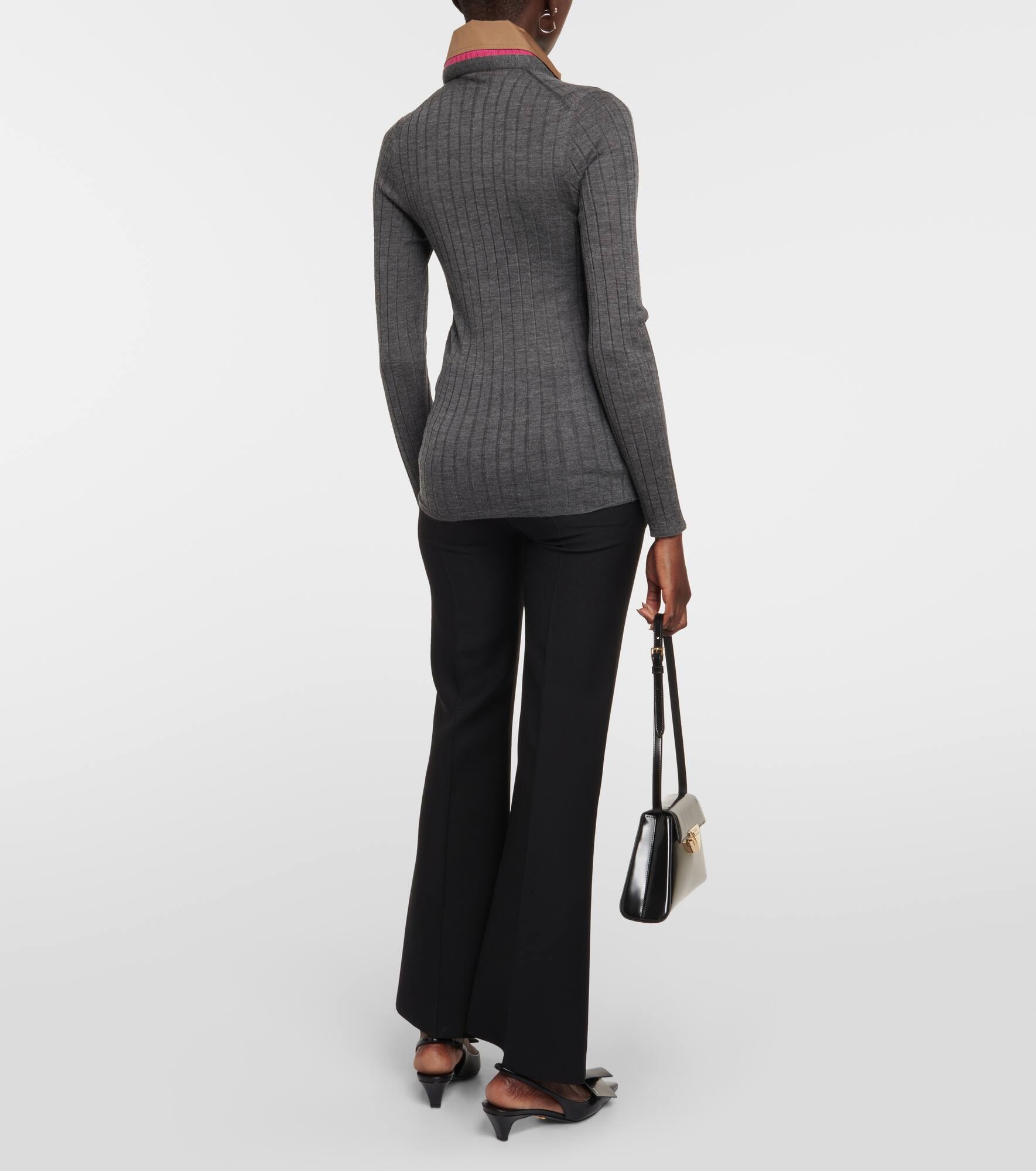 Cashmere, wool, and silk cardigan - 3