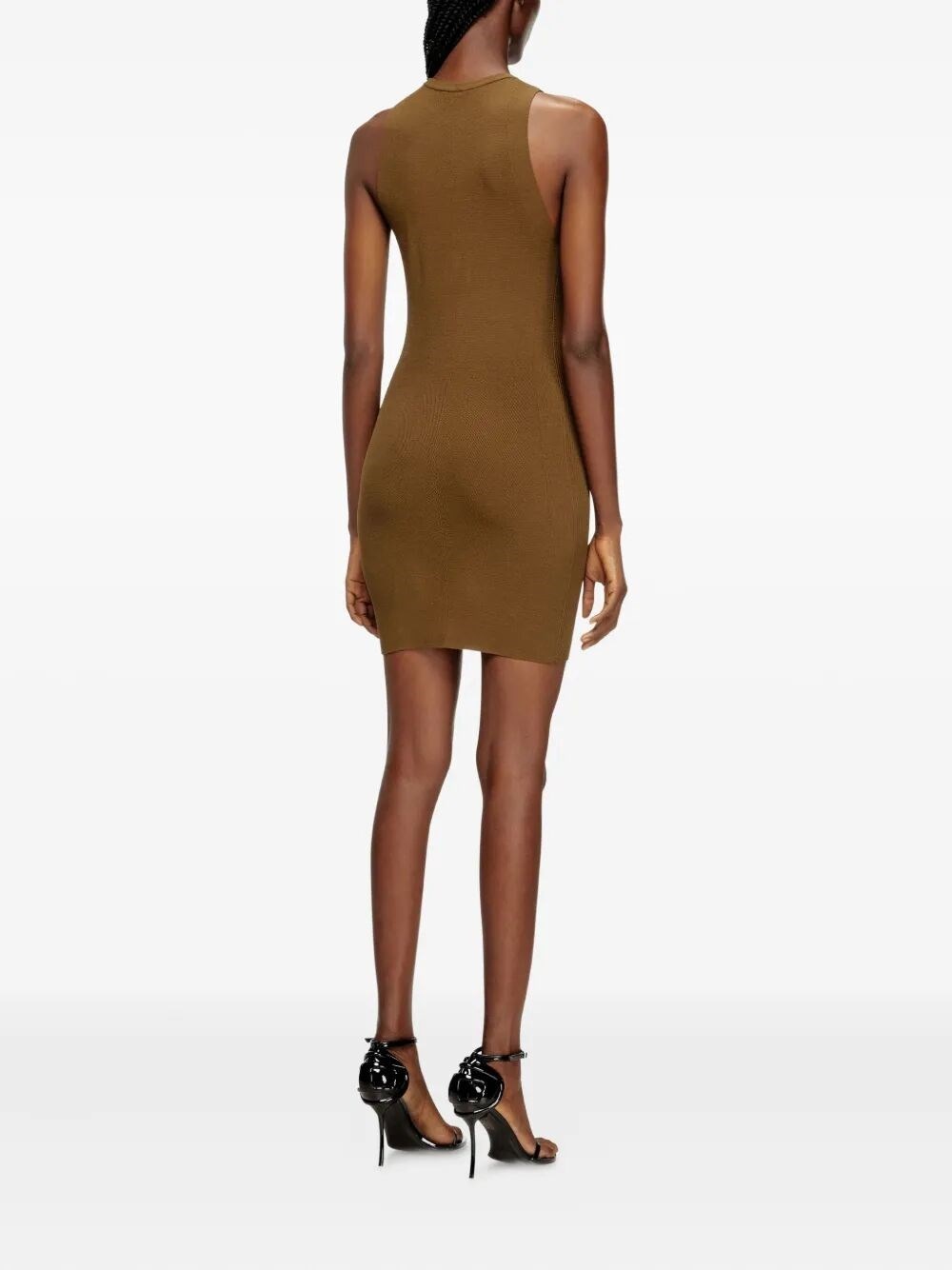 `M-Caddix` Ribbed Knit Sleeveless Dress - 3