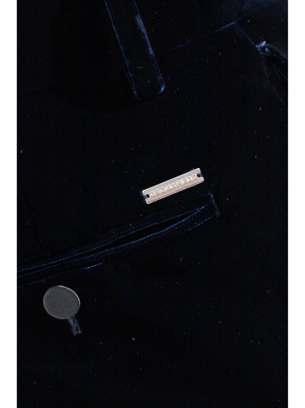 logo-plaque wide-leg trousers - 5
