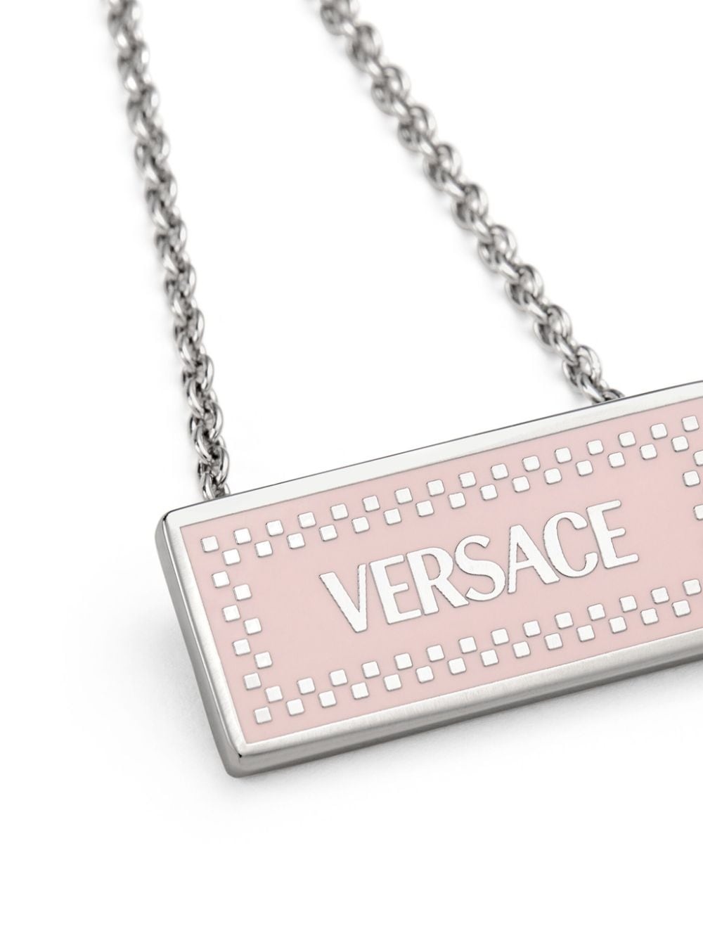 small 90s logo necklace - 2