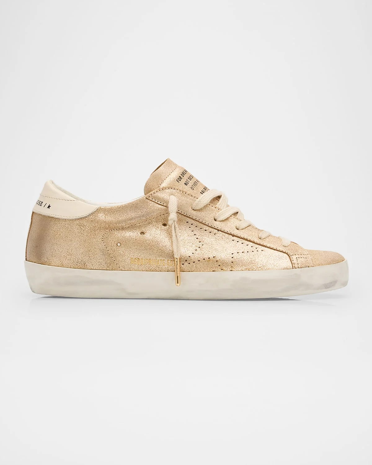Super-Star Glitter Suede Low-Top Sneakers - 1