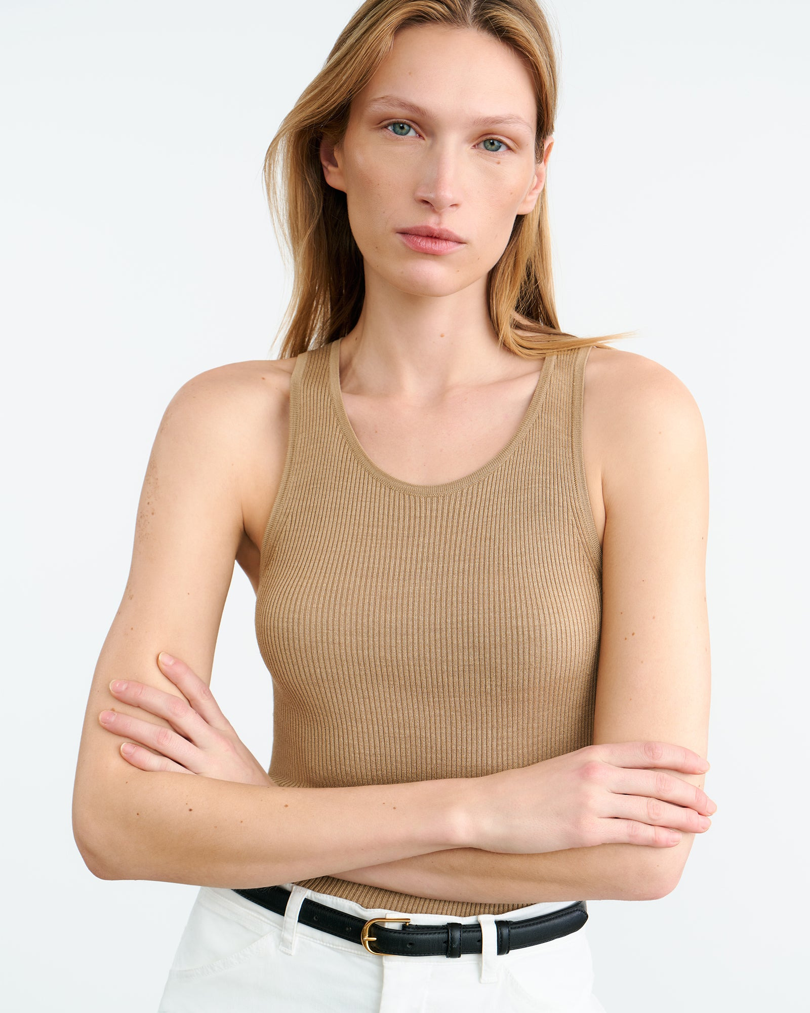 LOTTIE SILK KNIT TANK - 3