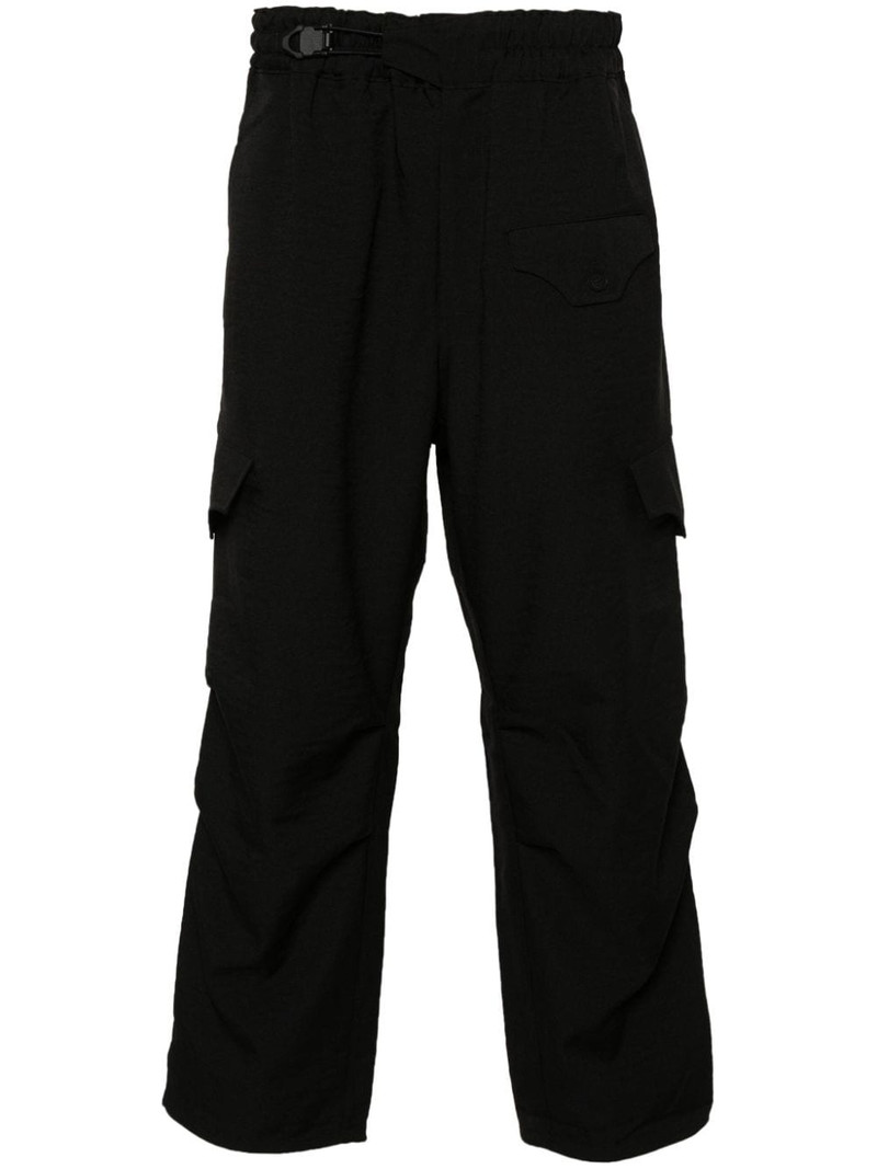 logo-print cargo trousers 1