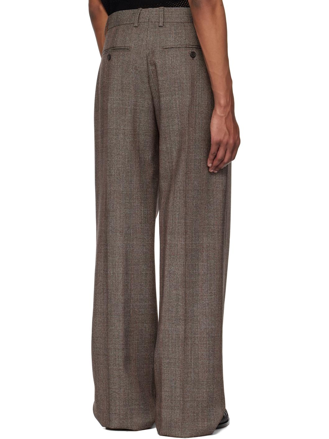 Brown Creased Trousers - 3