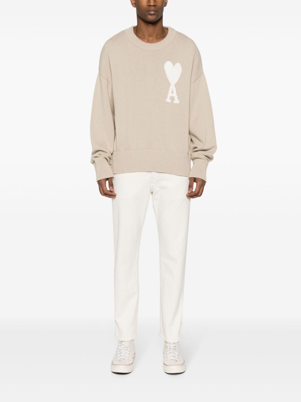 logo-patch mid-rise jeans - 2