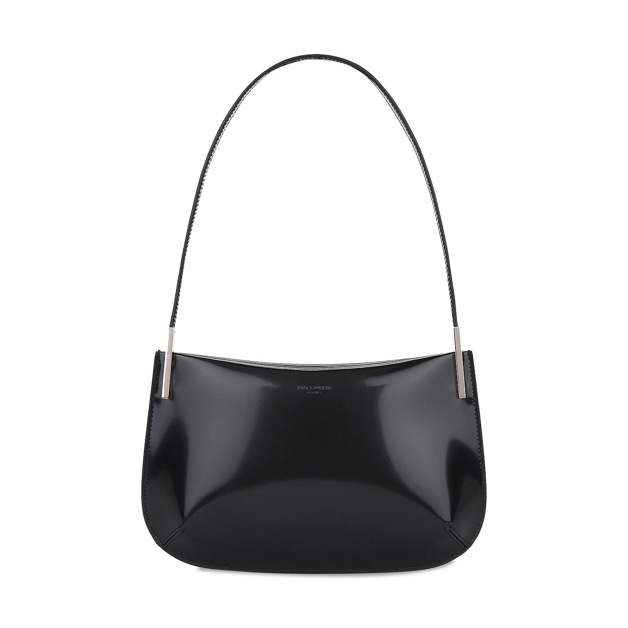 Saint Laurent Leather Shoulder Bag 'Black' - 1