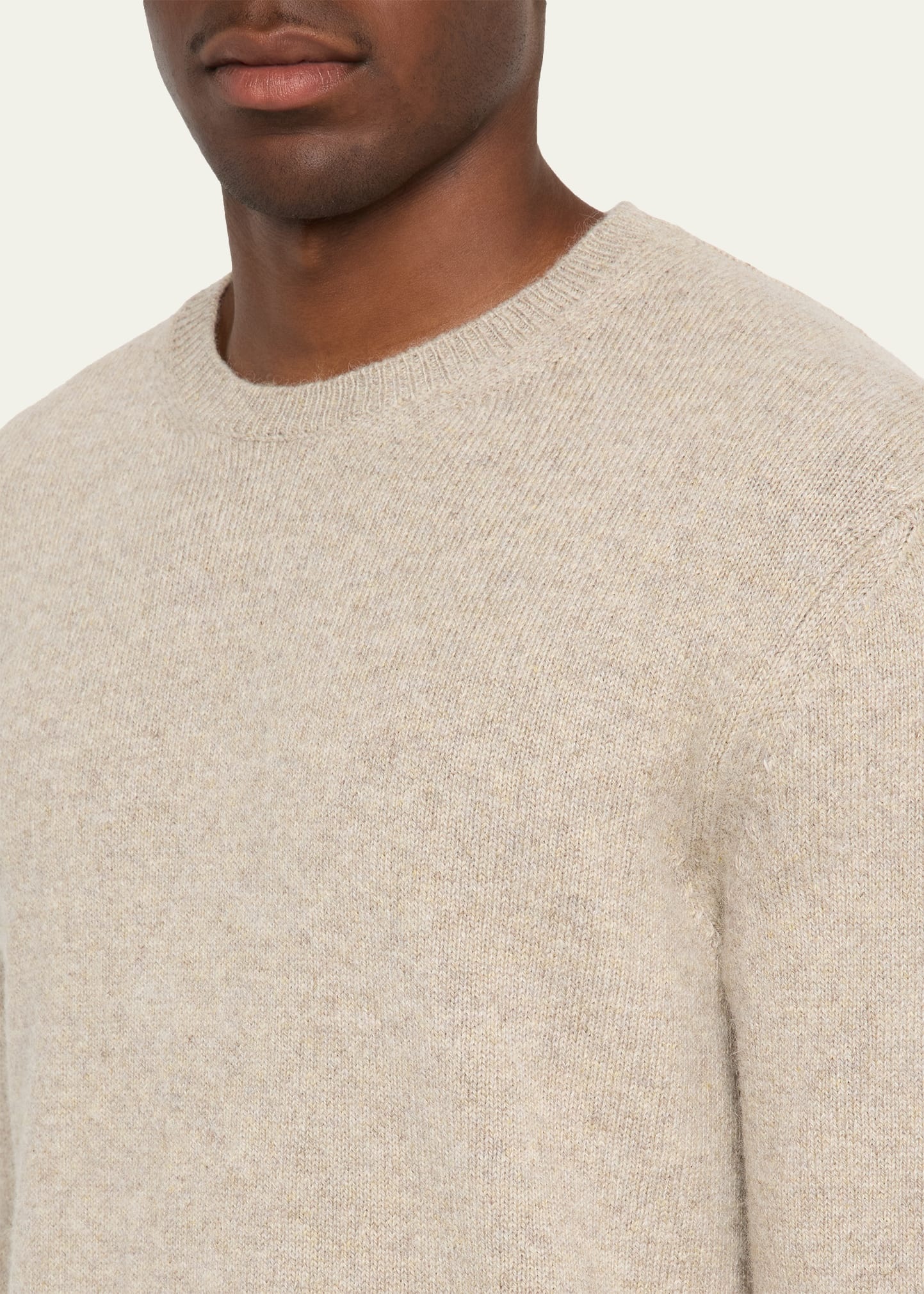 Men's Ares Alpaca-Blend Crewneck Sweater - 5
