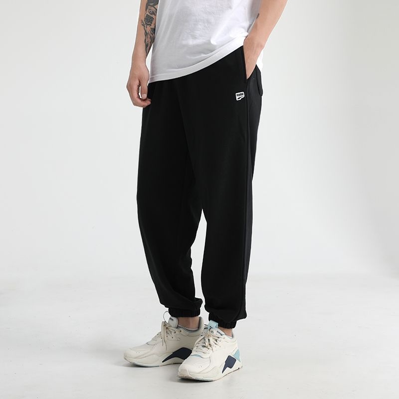 PUMA Downtown Pants 'Black White' 599195-01 - 4