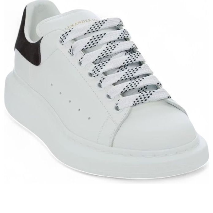 (WMNS) Alexander McQueen Oversized Sneaker 'White Black' 2024 553770-WIEF1-9061 - 2