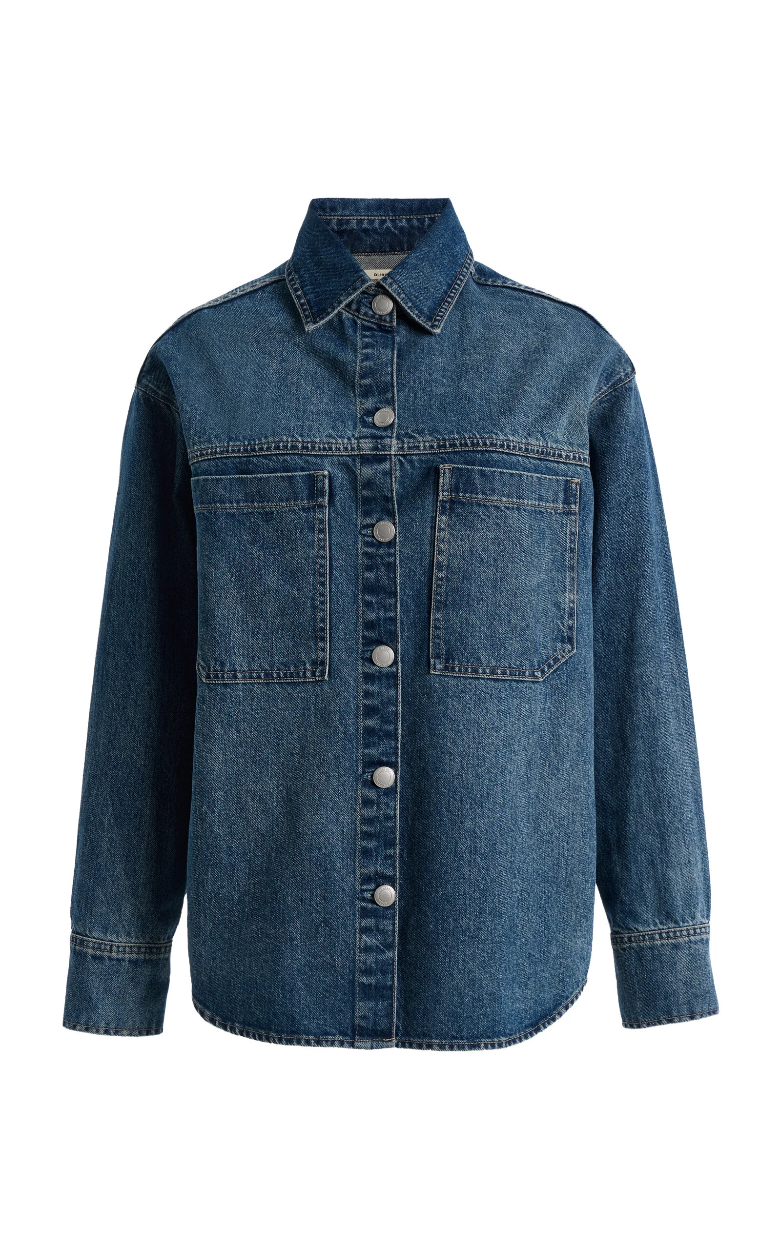 x Olympia of Greece Exclusive Addison Denim Overshirt - 1