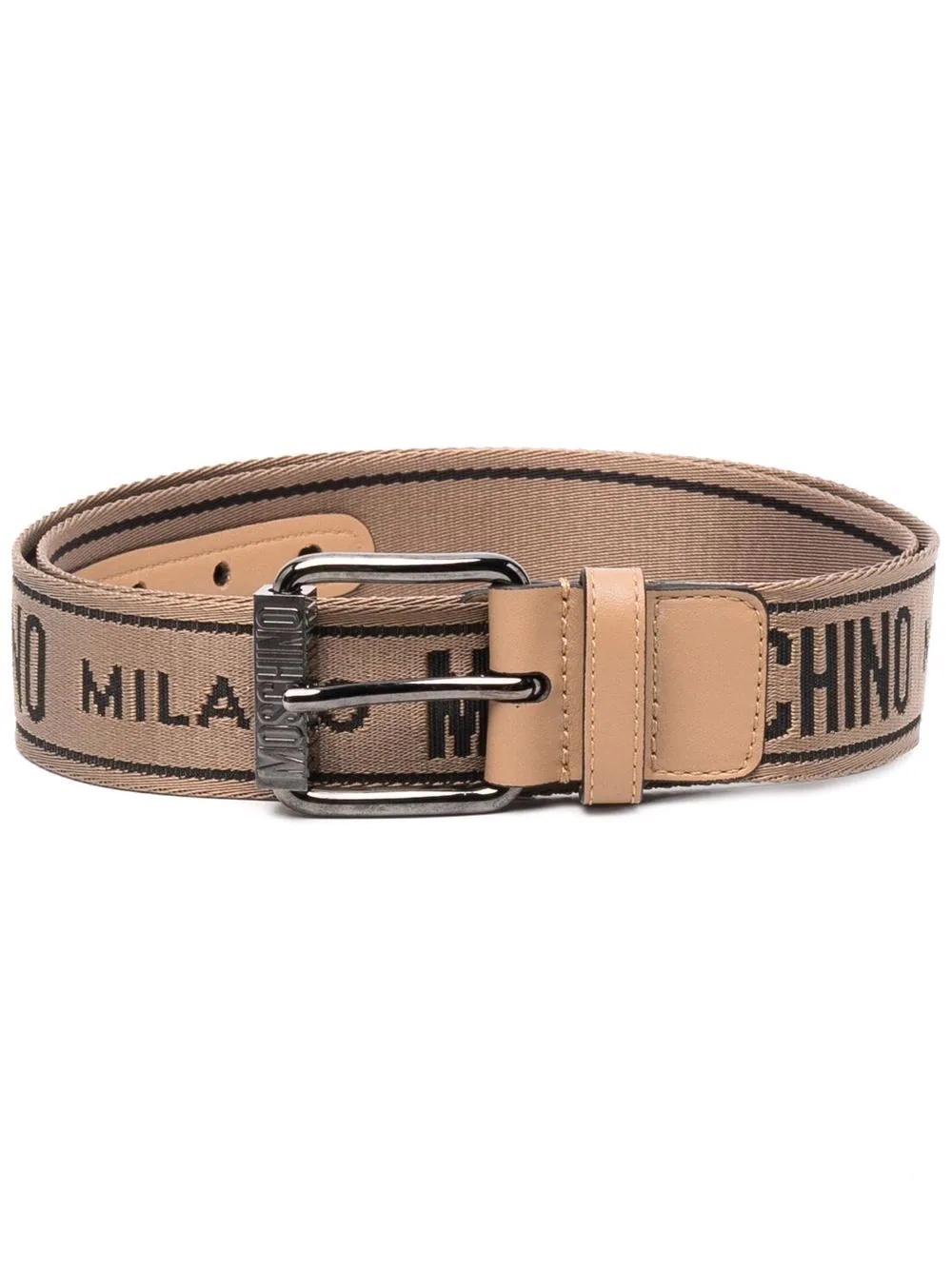 logo-print belt - 1